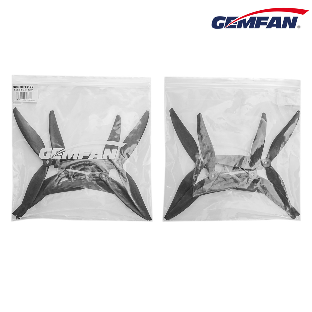 Gemfan 8040 8X4X3 3-ใบมีด8นิ้ว - Fpv Drone Propeller บทวิจารณ์และราคา