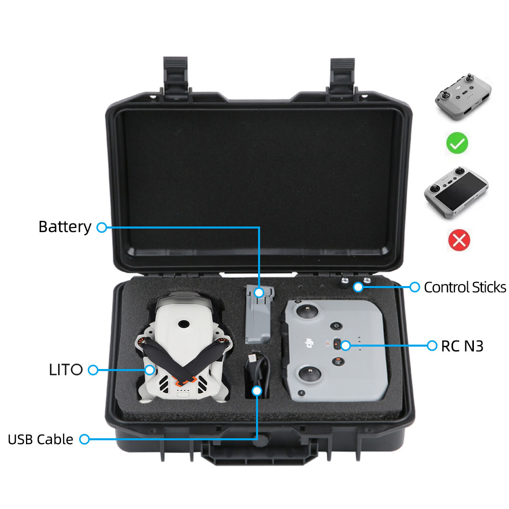 กระเป๋าพกพาสำหรับ DJI Lito 1 ก - Fpv Drone Bag บทวิจารณ์และราคา